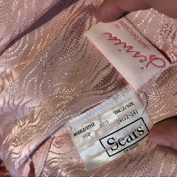 90βs Y2K nightgown and robe set - Picture 5 of 6